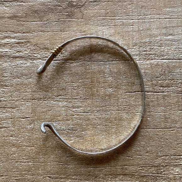 Silver Mixed Metal Bracelet - Picture 4 of 6